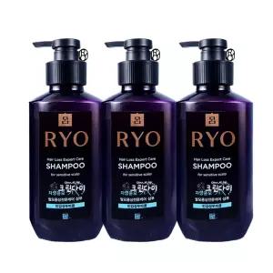 려 자양윤모 9EX 샴푸 민감성두피용 400ml x3개