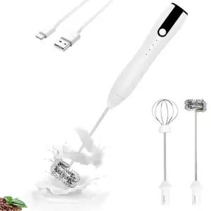 미니거품기 핸드 믹서 커피 말차 우유 Frother 폼 메이커 전기 털 음료 스탠드 충전식 계란 비터