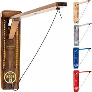 고스포츠 훅 21 월마운트 링 스윙 게임 - 접이식 팔로 실내 또는 실외에서 플레이하기