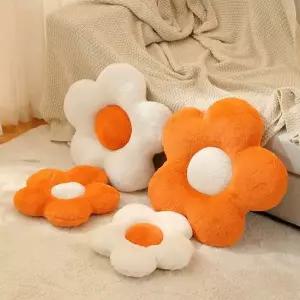 플라워 인테리어 포인트 의자 쇼파 솜 방석 쿠션 소형 식탁의자방석 극세사방석 데이지방석