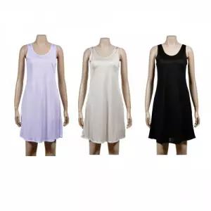 빅사이즈 실크 슬립 원피스