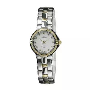 카리타스 다이아몬드 18K 골드 여성 선물 명품 예물 고급 원형 콤비 메탈 손목 시계 / C271F 