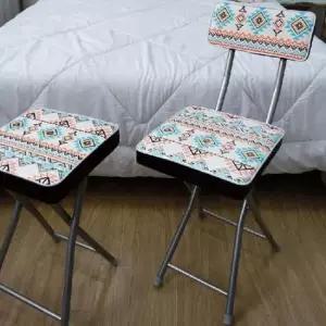 사각 접이식 등받이의자 CY-457 쿠션 철 의자 접는의자 접이식식탁의자 접이식간이의자 간편의자