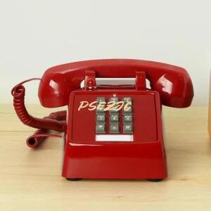 홈오피스 금속 벨소리 골동품 고정 전화 호텔 빈티지 휴대용 레트로 클래식