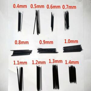 색소폰 클라리넷 유지 보수 스페어 부품 베이킹 블루 니들 용수철 220 개