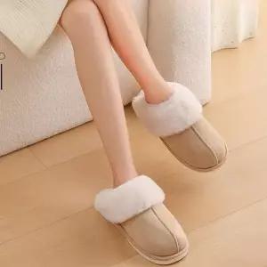 [에이치플러스몰]WL 따뜻한 가정용 겨울용 발편한 퍼안감 실내화 슬리퍼