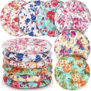 6개 보호 바닥 베개 쿠션 15 x 인치 원형 좌석 독서 의자 교실 홈스쿨 놀이 용품용 요가 만다라 명상