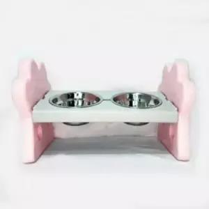 [반려] 쌍식기PINK 전용 키워보리 다용도 울타리 안전문