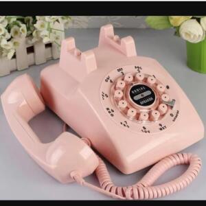 유럽 or 미국 스타일 고정 전화 빈티지 레트로 벨소리 (달콤한 징글 벨 소리)