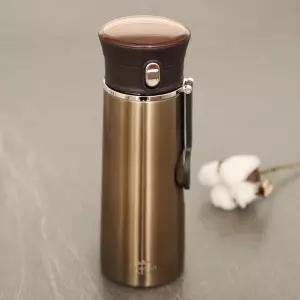 원터치보온병 350ml 골드진공 냉병 온보 온보냉 텀블러 티틀 온물통 냉물통 온물병 냉물병