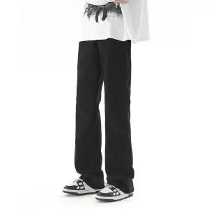 남자 루즈핏 와이드핏 청바지 봄가을 블랙 데님팬츠 부츠컷 빈티지 캐주얼 긴바지 SPO마켓3