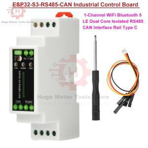 산업용 32-S3-RS485-CAN 1채널 와이파이 블루투스 릴레이 제어 보드 Rs485 Can 통신기 타단자 C