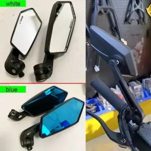 PCX사이드미러 오토바이 후방 거울 반사경 360 ° 회전식 핸들바 광각 전기 자전거 스쿠터 시야 백미러