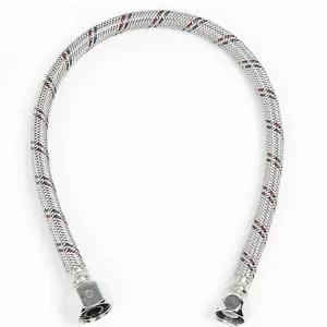 양변기 크롬 호스 교체용 고압 연결 조절대 40cm 변기부속 변기레버