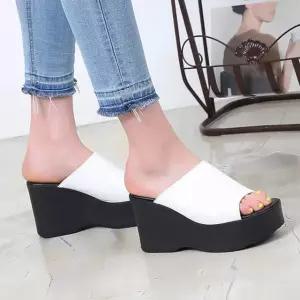 사무실슬리퍼 국내제작 가보시 통굽 웨지 슬리퍼 사무실 슬리퍼Y