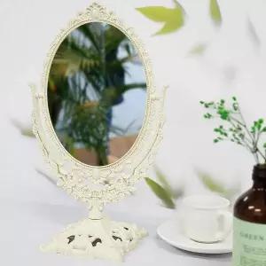 레트로 탁상용 거울 엔틱거울 화장거울 탁상거울 스탠