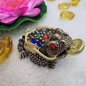 재물운 삼족두꺼비 황동 엽전 돈들어오는 풍수소품 개