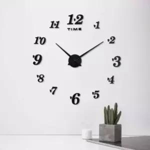 DIY 미니하트 붙이는 벽시계 블랙 시계만들기 벽걸이시계