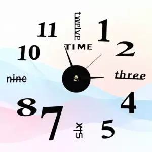 북유럽스타일 무소음 벽시계 인테리어 소품 침실