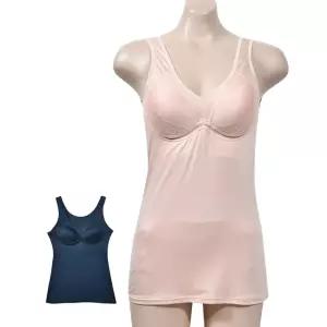 부드러운 면소재 통기성 여성 브라런닝 속옷나시 여자