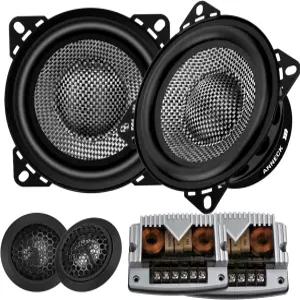 탄소 섬유 원뿔이 있는 ANECK 4인치 부품 스피커 자동차 오디오 시스템 - 최대 출력 300W 임피던스 4옴