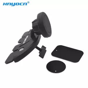 CD슬롯거치대 360 회전 자동 차량용 CD 슬롯 플레이어 휸대폰 거치대 걸이 걸게 자석 홀더 Soporte Movil I