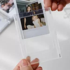 [RIZPICK]WL 아크릴 폴라로이드 액자 미니 투명 프레임 케이스 포토카드액자