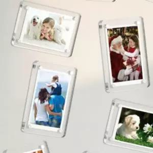 액자 자석 아크릴 투명 미니 폴라로이드액자 아크릴액