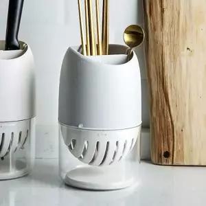 규조토 식기건조 수저꽂이 그레이 물빠짐 컵홀더