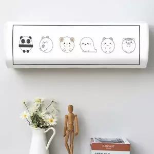 벽걸이에어컨 더스트 커버 덮개 특대형 B 커버 에어 컨 벽걸이 덮개 콘