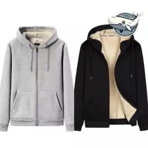 남자기모집업 따뜻한 양털 남성 기모 후드집업 멋쟁이 겨울