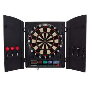 아라크니드 마라우더 5.0 전자 소프트 팁 다트보드 캐비닛 세트 블랙 EDBW660
