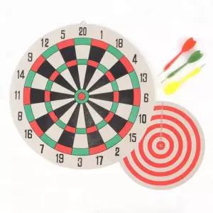 벽걸이다트 벽걸이 양면 실내 점수 다트판 가족 미니 취미 화살 집 스포츠 놀이 게임