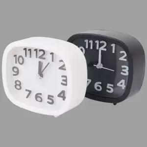 저소음 미니 라운드 탁상시계 알람시계 테이블시계 클래식시계 인테리어시계 심플시계