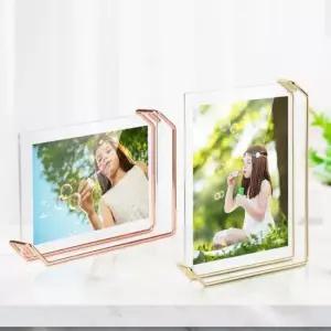 리브리움 탁상액자 소 웨딩포토테이블 미니 유리 아기 액자 인테리어액자 사진액자 나무액자