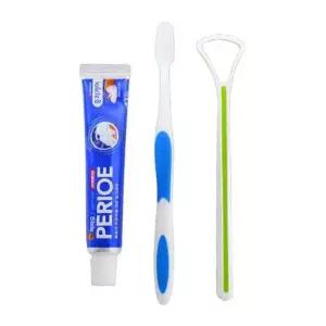 페리오 여행용 케이스 칫솔+치약+혀크리너 페리오 여행용