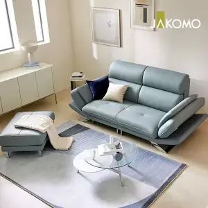 [신세계라이브쇼핑][자코모][장기무이자][스툴증정] 로베 3인 기능성 럭스 통가죽 천연면피 소가죽 소파...