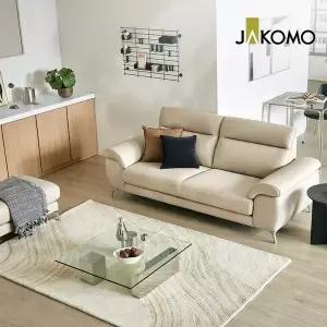 [신세계라이브쇼핑][자코모][장기무이자][스툴증정] 랠리 3인 천연면피 소가죽 소파+스툴