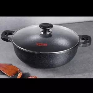 세라믹웍 키친아트 전골 냄비 볶음팬 웍 궁중팬 양수 36cm