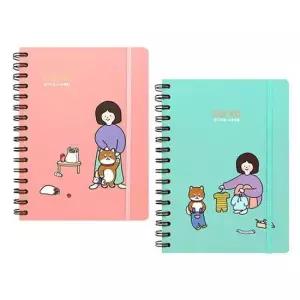 가계부노트 보리 알뜰계획 가계부 2종 만년형 캐시북 다이어리