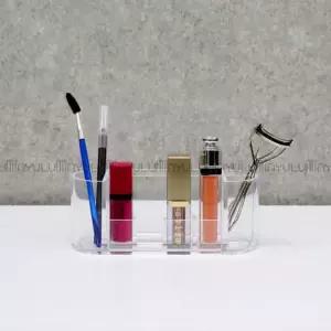 아크릴 화장대 화장품 립스틱 정리함다용도 소품 꾸미기 정리대 수납 메이크업 트레이 수납함 섀도우 수납