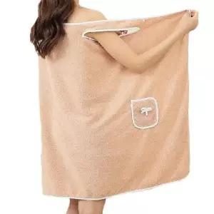 타올원피스 여성 목욕 샤워 원피스 가운 부드러운 타올 대형 타월