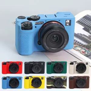 소니 A7C2 A7CII A7CR 카메라 보호대 카메라 케이스 A7C 필름 보호대 유리 내구성 미끄럼 방지 용 소프트