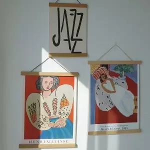 [RIZPICK]우드 행잉 액자 프레임 포스터 걸이/2색 A2 A3 A4