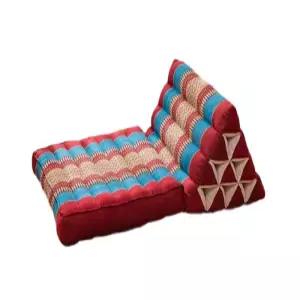 태국삼각쿠션 좌식소파 접이식 등받이 다용도 인테리어 고밀도 전통무늬 디자인