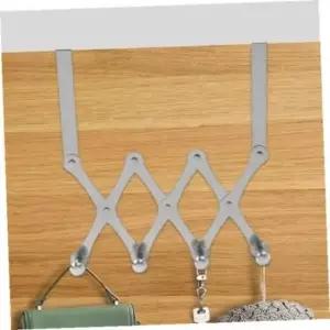 [JED] 실버 문걸이행거 퀸하우스자바라4구도어후크 방문옷걸이
