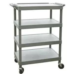 [RIZPICK]서빙 카트 식당 카트 핸드카 트롤리 운반 카트 4단 끌차 운반카