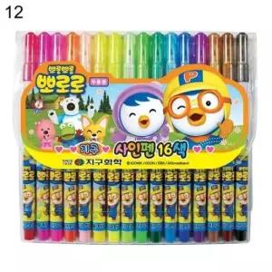 [문구/오피스] 뽀로로 향기싸인펜 12세트 16색