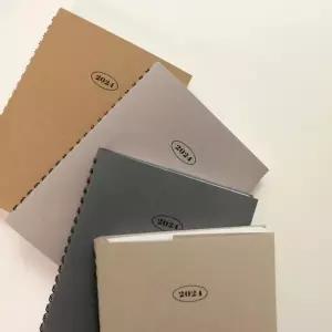 다이어리 플래너 스프링 포켓 노트 PVC커버 2024년