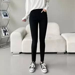 [옷자락]여자 반하이 스판 밴딩 데일리 슬림 스키니 팬츠